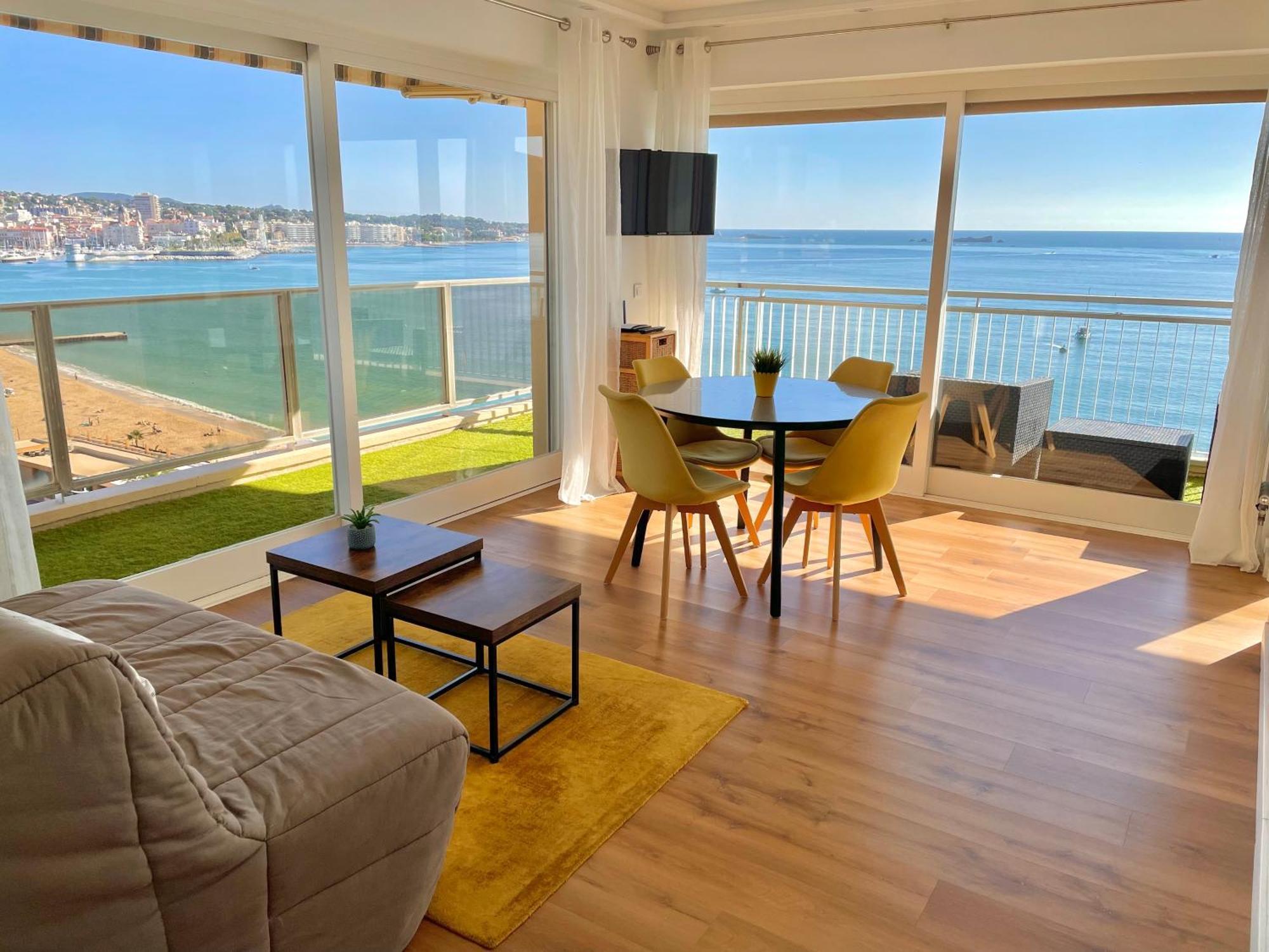 Frejus Plage - T2 -Vue Mer Feerique 외부 사진